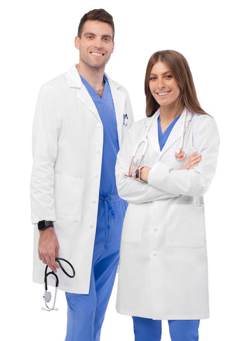 Unisex Midriff Lab Coat