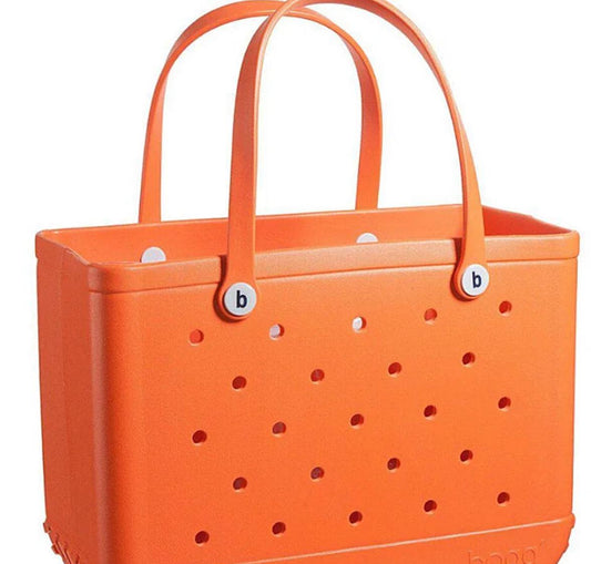 Rubber 2 Handle Tote Bag