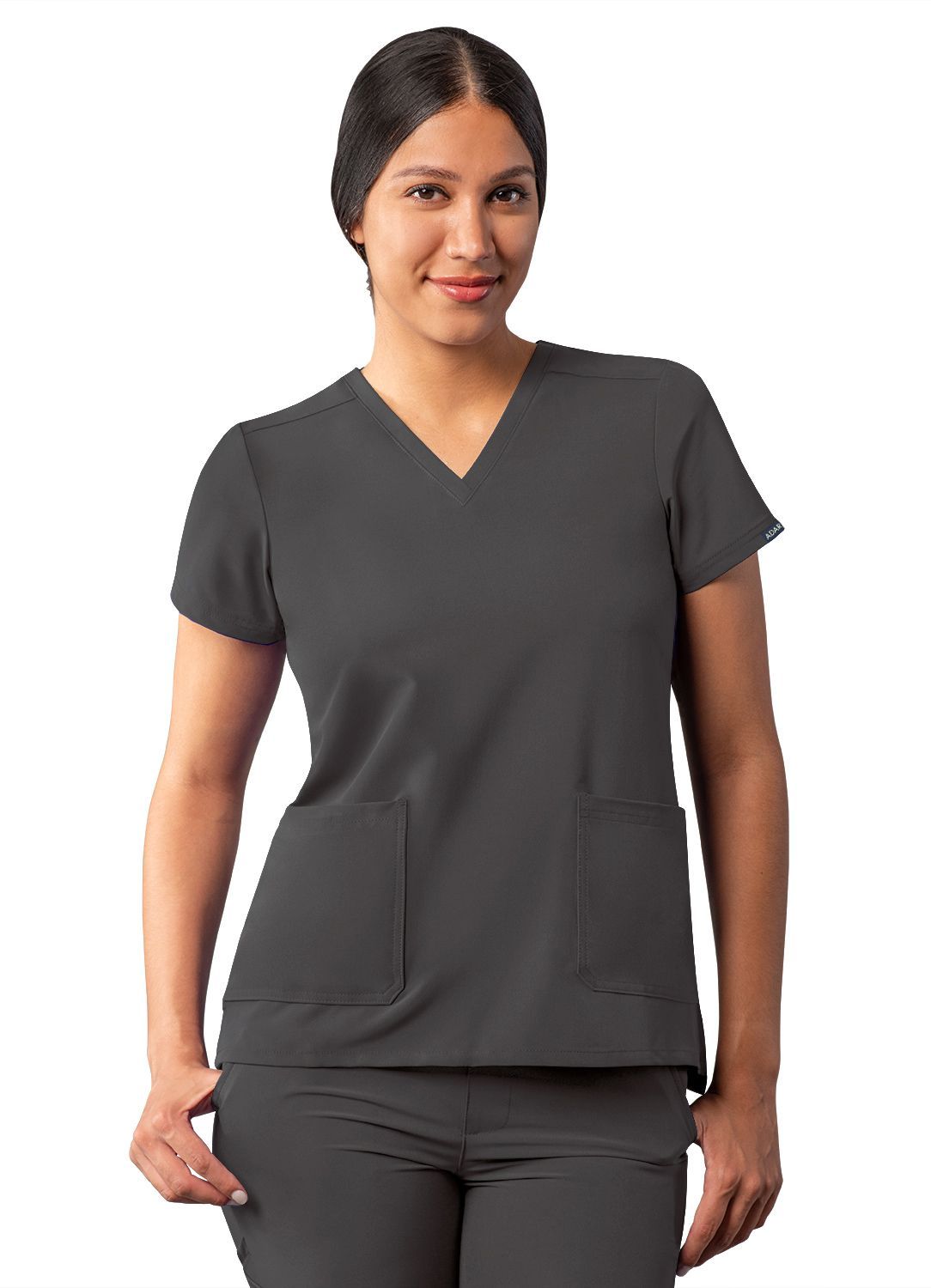 Blusa moderna con escote en V para mujer 