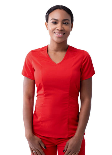 Women's Modern V-Neck Scrub Top