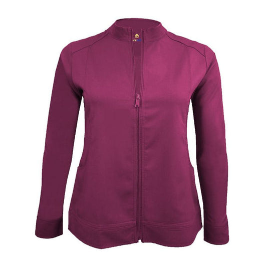 Zip Front Stretch Warm up Jacket